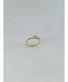 IEG - 14 K Gold Kaplama Zirkon Taşlı Yüzük