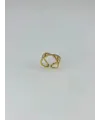 IEG - 14 K Gold Kaplama Zirkon Taşlı Yüzük