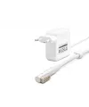 14.5V 3.15A 45W Laptop Adaptörü - L Tip - Apple Macbook Uyumlu - Beyaz HD8802