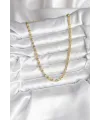 14K Gold Renk Kaplama Zincir Model CM Kadın Kolye TJ-BKO10732
