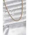14K Gold Renk Kaplama Zincir Model CM Kadın Kolye TJ-BKO10737