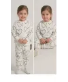 2-3-4-5 Yaş Kalp Baskılı Penye Çocuk Takımı