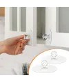 2 Adet Kristal Kendiliğinden Güçlü Yapışkanlı Kulp Askısı Tutma Kolu