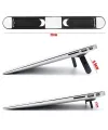 2 Kademeli Katlanabilir Laptop Standı – Kendiliğinden Güçlü Yapışkanlı, Ergonomik Tablet Yükseltici