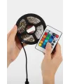 2 Metre Kumandalı USB LED Şerit Işık – Renk Ayarlı Dekoratif Ortam ve Ambiyans Aydınlatması