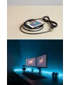 2 Metre Kumandalı USB LED Şerit Işık – Renk Ayarlı Dekoratif Ortam ve Ambiyans Aydınlatması