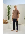 ieg™  2090 Erkek Midi Yaka Pijama Takım
