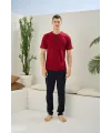 ieg™  2090 Erkek Midi Yaka Pijama Takım