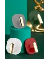 2li Yapışkanlı Retro Askılık Dolap Kapak Kulpu Beyaz