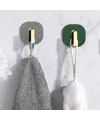 2li Yapışkanlı Retro Askılık Dolap Kapak Kulpu Gri
