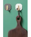 2li Yapışkanlı Retro Askılık Dolap Kapak Kulpu Gri
