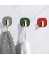 2li Yapışkanlı Retro Askılık Dolap Kapak Kulpu Yeşil