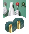 2li Yapışkanlı Retro Askılık Dolap Kapak Kulpu Yeşil