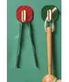 2li Yapışkanlı Retro Askılık Dolap Kapak Kulpu Yeşil