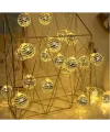 2m 10 LED Pilli Disko Toplu Işık