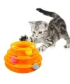 3 Katlı Kedi Oyuncağı Turntable Cat Toy