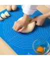 30*40 cm Hamur Matı Silikon Ölçekli Kullanımı Kolay Hamur Açma Matı