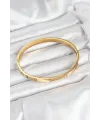 316L Çelik Gold Renk 65 mm Kadın Kelepçe Bileklik TJ-BB7912