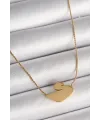 316L Çelik Gold Renk Zincir Kuğu Model Kadın Kolye TJ-BKO9873