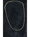 316L Çelik Örme Zincir Model Gold Renk Erkek Kolye TJ-ERK1391
