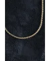 316L Çelik Örme Zincir Model Gold Renk Erkek Kolye TJ-ERK1391