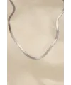 316L Çelik Silver Renk 45 cm İtalyan Zincir Model Kadın Kolye TJ-BKO5903