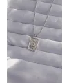 316L Çelik Zincir Gümüş Renk Lazer İşlemeli Göz Figür Tarot Kolye TJ-BKO9018