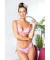 ieg™  32081 Ekose Desenli Hafif Destekli Sütyen ve Slip Takım