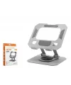 360 Derece Döner Katlanir Ayarlanabilir Masaüstü Tablet Ve Telefon Standi Metal - Gümüş HDX8022