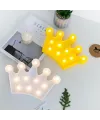 3D Dekoratif Pilli Kraliçe Tacı Model Led Masa ve Gece Lambası