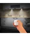 3lü Uzaktan Kumandalı Pilli Yapışkanlı Kablosuz Led Spot Lambalar