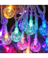 3m 20 Led Kristal Top RGB Pilli