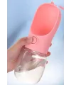 450 ml Taşınabilir Butonlu Evcil Hayvan Suluğu