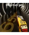 4in1 65W Hızlı Şarj Kablosu – Type-C to USB-A + Type-C to Lightning, 27W PD Destekli Çoklu Şarj Kablo