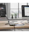 4’ü 1 Arada Type-C to Hub Dönüştürücü Adaptör – 4K Ultra HD HDMI & VGA Görüntü Aktarımı, PD Hızlı Şarj Destekli, USB Çoklayıcı