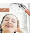 %50 Su Tasarruflu ve Arıtmalı Doğal Taşlı Banyo El Duş Başlığı
