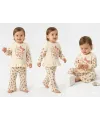 6/24 Ay İspanyol Paça Penye Bebek Takımı