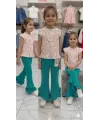 6-7-8 Yaş Kolyeli Full Likra Çocuk Takımı