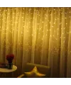 8 Fonksiyonlu 16 Saçaklı Perde Led 3 x 1 (Günışığı)