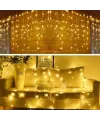 8 Fonksiyonlu 16 Saçaklı Perde Led 3 x 1 (Günışığı)
