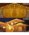 8 Fonksiyonlu 16 Saçaklı Perde Led 3 x 1 (Günışığı)