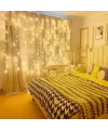 8 Fonksiyonlu Uzaktan Kumandalı Günışığı Perde Peri Led