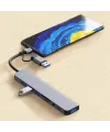 8 in 1 Usb Çevirici Notebook Macbook Type-C Uyumlu Görüntü Aktarıcı Hub