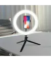 8inç 20cm Youtube Instagram Tiktok Selfie  Stüdyo Video Fotoğraf Ring Light  Tripod Led Halk