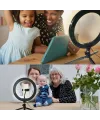 8inç 20cm Youtube Instagram Tiktok Selfie  Stüdyo Video Fotoğraf Ring Light  Tripod Led Halk