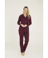 ieg™  9209-K Kadın Apaj Yaka Pijama Takım