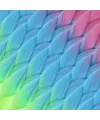 Afrika Örgülük Ombreli Sentetik Saç 100 Gr. - Pembe / Açık Mavi / Neon Sarı