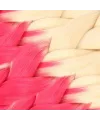 Afrika Örgülük Sentetik Ombreli Saç 100 Gr. - Platin / Pembe