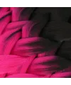 Afrika Örgülük Sentetik Ombreli Saç 100 Gr. - Siyah / Fuşya