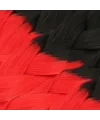 Afrika Örgülük Sentetik Ombreli Saç 100 Gr. - Siyah / Kırmızı